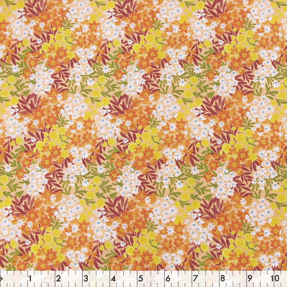 FABRIC CREATIONS Cotton Fabric Bolt 42 in × 8 yd - Multi Orange You Nice