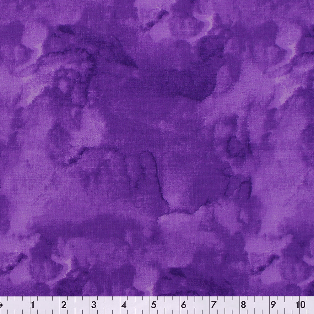 FABRIC CREATIONS Cotton Fabric Bolt — 42" × 8 yd — Purple with Smoke Texture