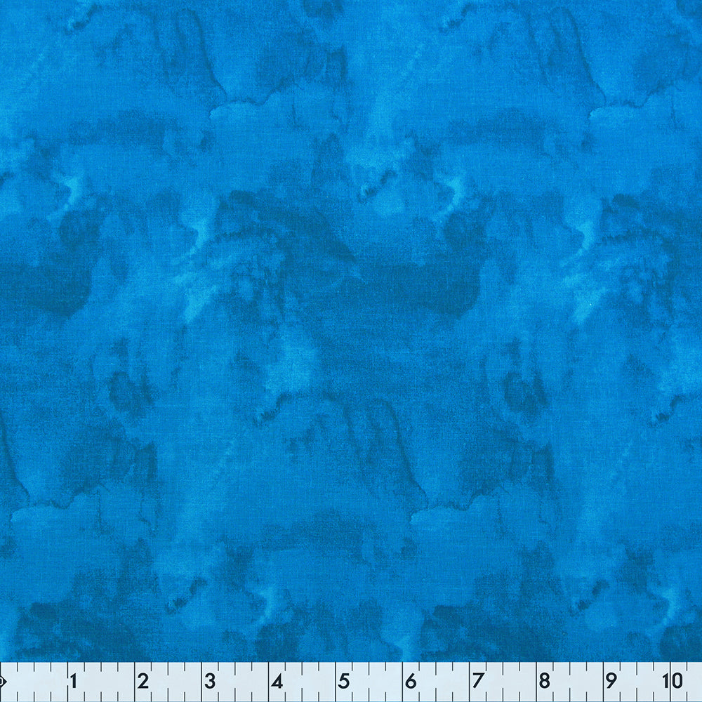 FABRIC CREATIONS 42in x 8yd Cotton Fabric Bolt - Textured Turq 3