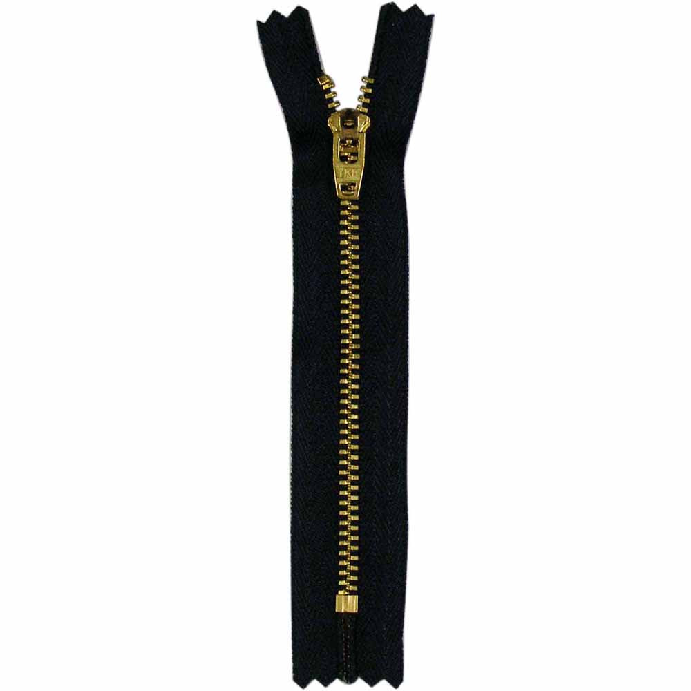COSTUMAKERS Denim Closed End Zipper 12cm (5") - Black - 1712