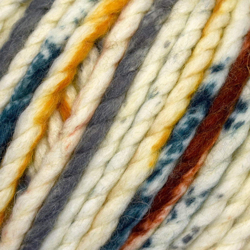 UNIVERSAL Be Wool Multis #1783 Super Bulky Yarn 170 G 80 Yd Rusted
