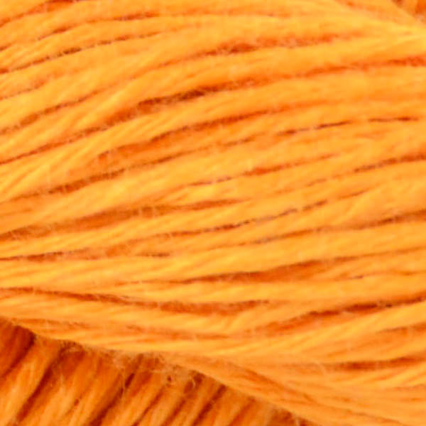 FIBRA NATURA Flax #1819 Linen Yarn, 50 g, 125 m (137 yds), Tangerine