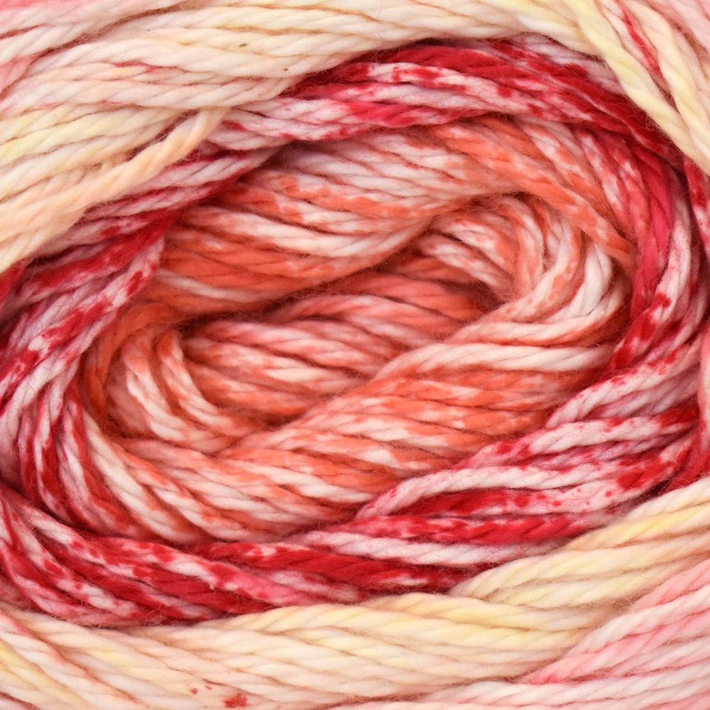 UNIVERSAL Cotton Supreme Waves Yarn, 100 G / 210 M, Strawberry Swirl