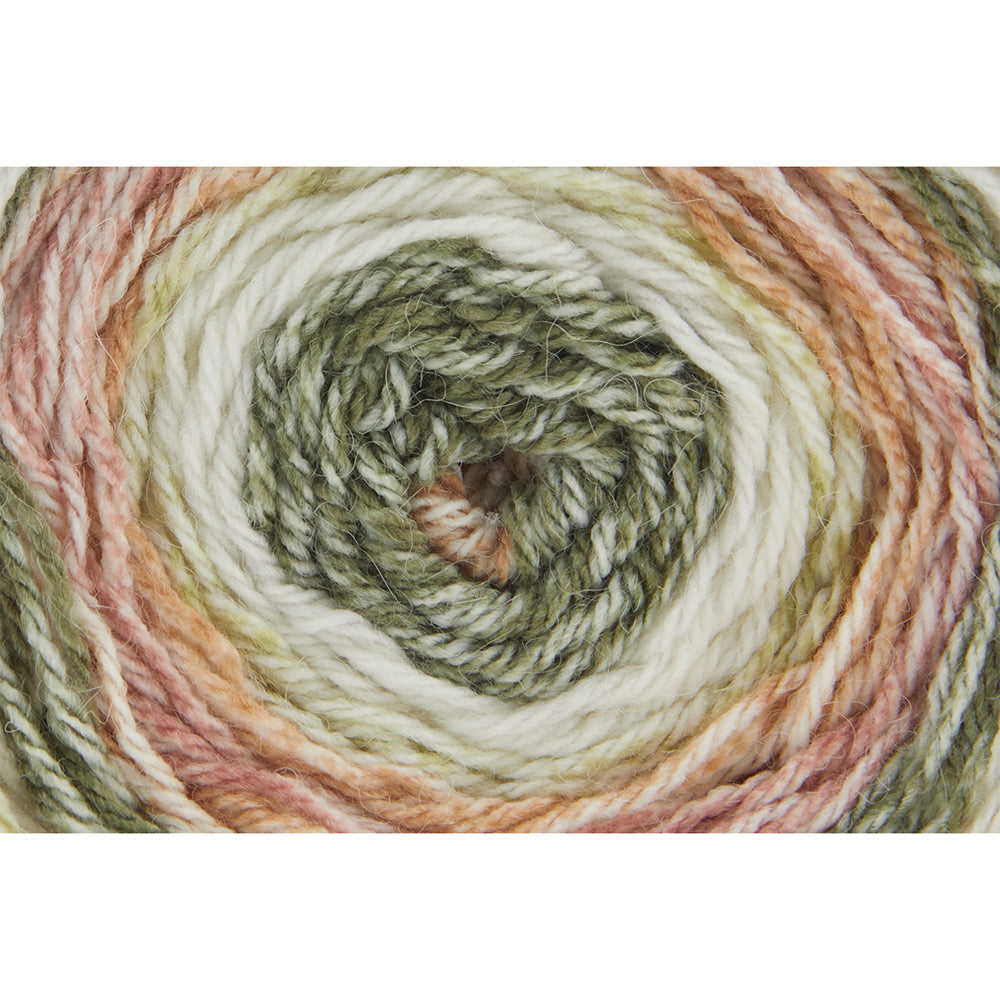 UNIVERSAL Offbeat Self-Striping Yarn Acrylic Alpaca Blend 150g 536m Flower Power