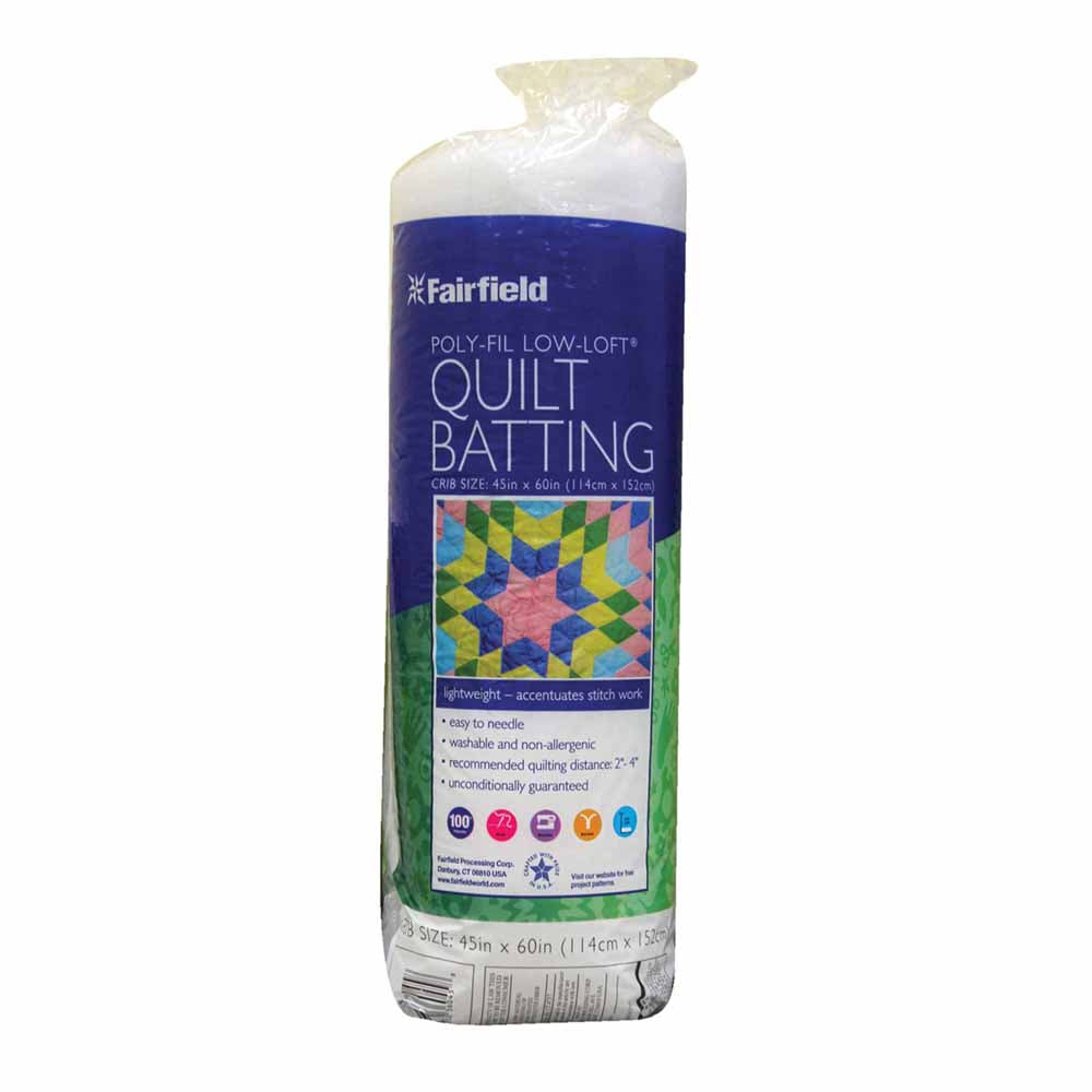 FAIRFIELD Poly-Fil Low-Loft Quilt Batting 206 × 244 cm (81 × 96 in)