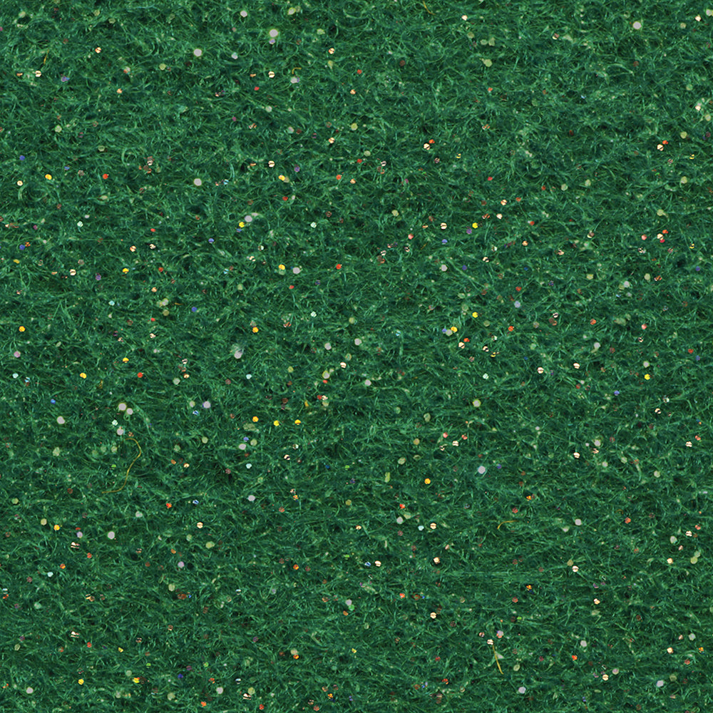 UNIQUE CRAFT Glitter Felt Bolt — 0.9 m x 9.1 m (36" x 10 yd) — Kelly Green