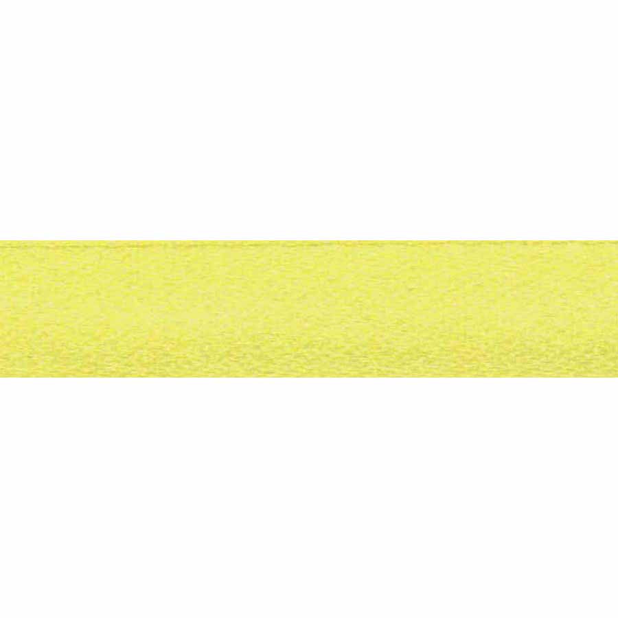 ESPRIT Craft Double‑Sided Satin Ribbon — 6 mm × 4 m — Baby Yellow