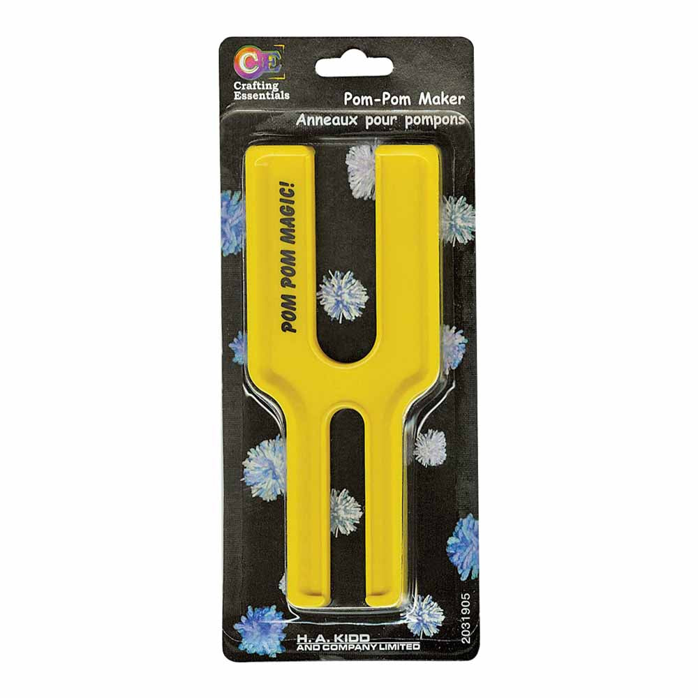 CRAFTING ESSENTIALS - Dual Size Pom Pom Maker