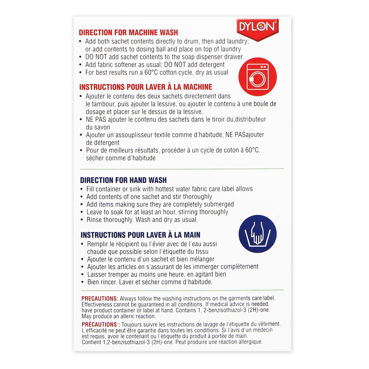 DYLON S.O.S Colour Run Remover, 2 Sachets