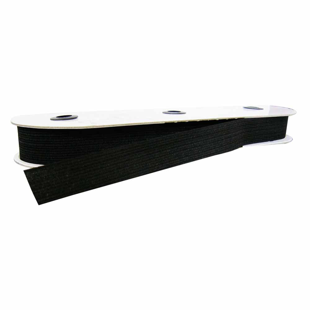 UNIQUE Belting Elastic - 25 mm x 17 m - Black
