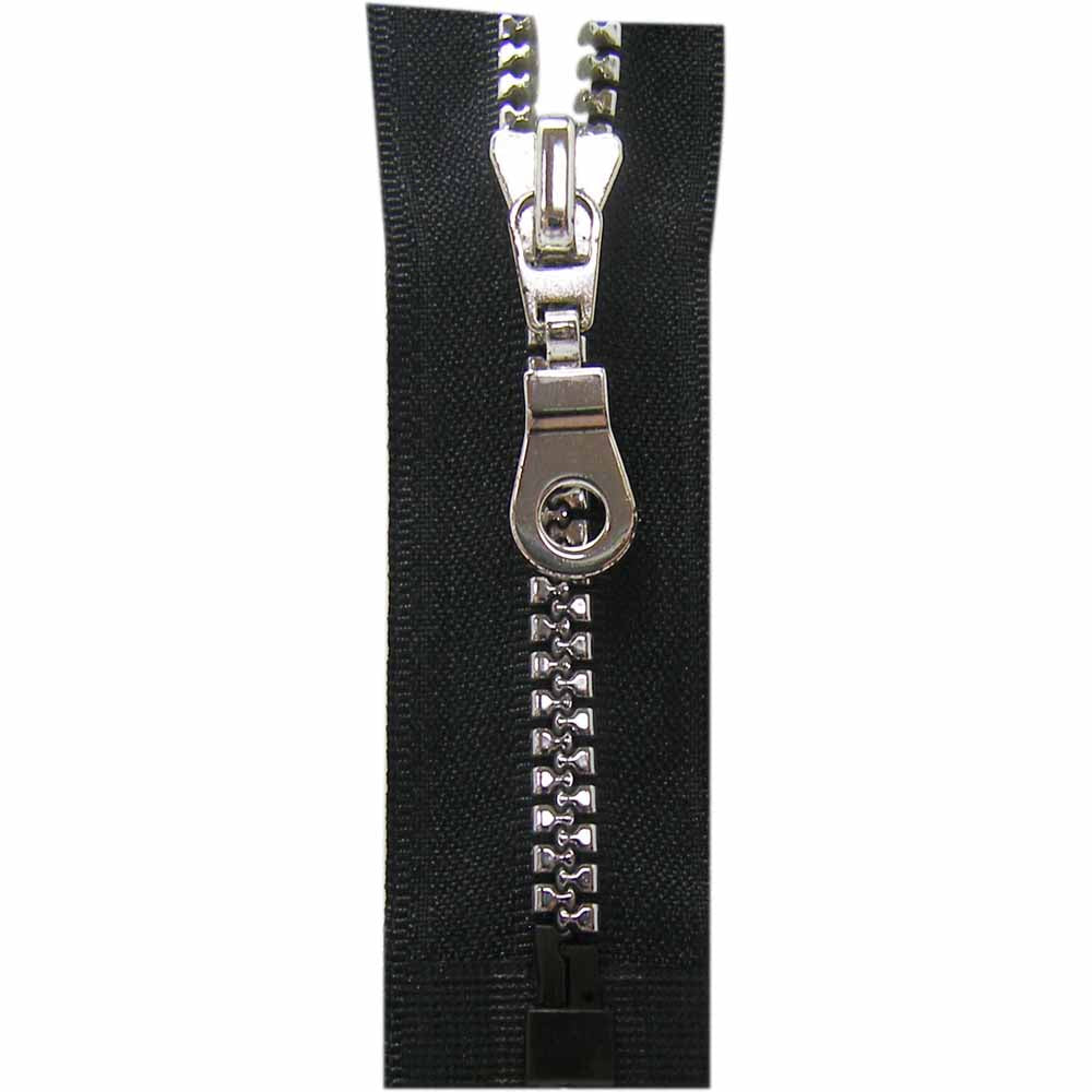 COSTUMAKERS Fashion One-Way Separating Zipper 55cm (22") - Black - 1720