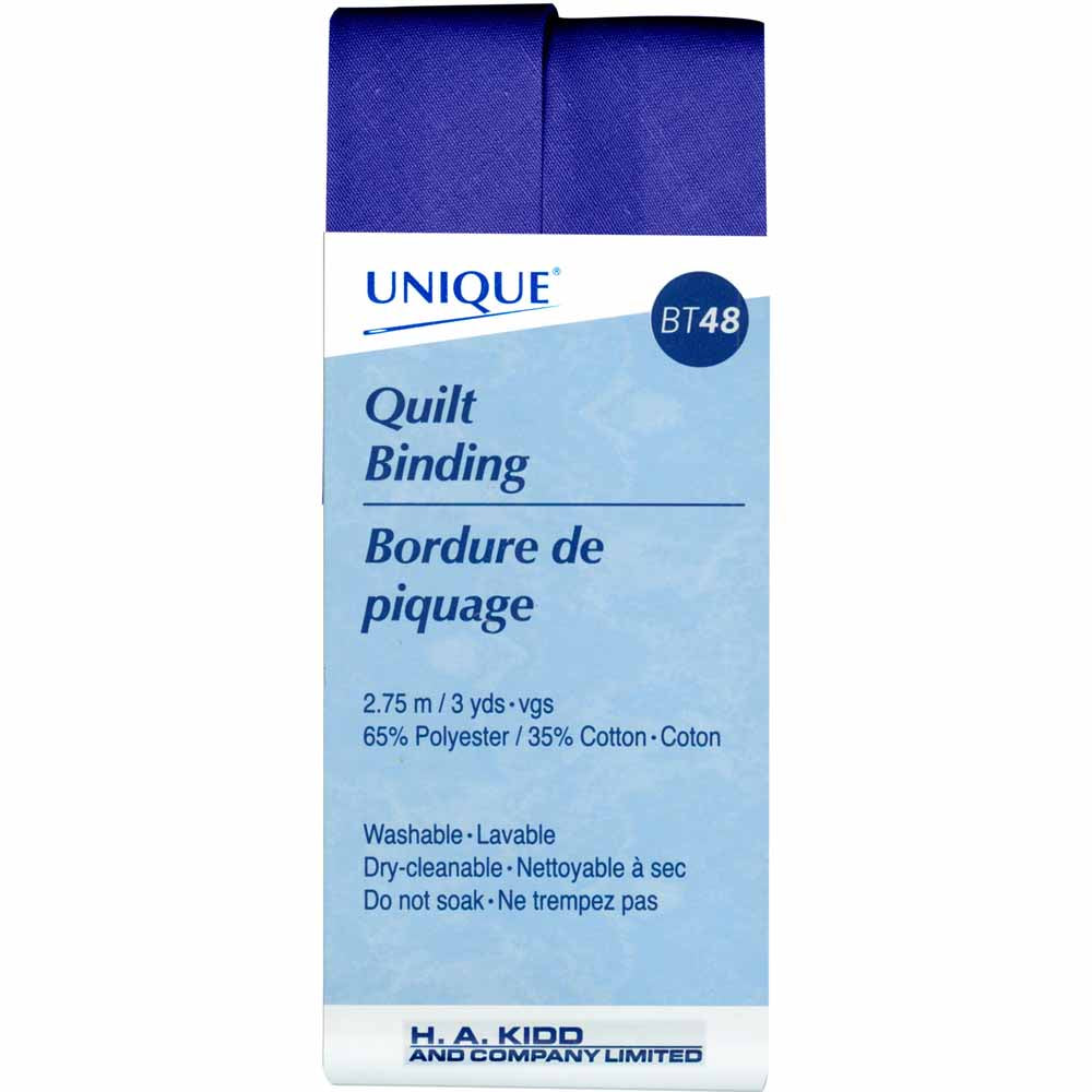 UNIQUE Quilt Binding 25mm x 2.75m - Royal