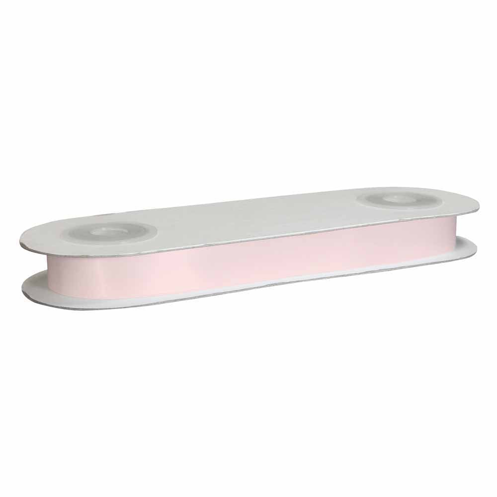 CREATIV DÉCOR Double Face Satin Ribbon 25mm x 25m - Baby Pink