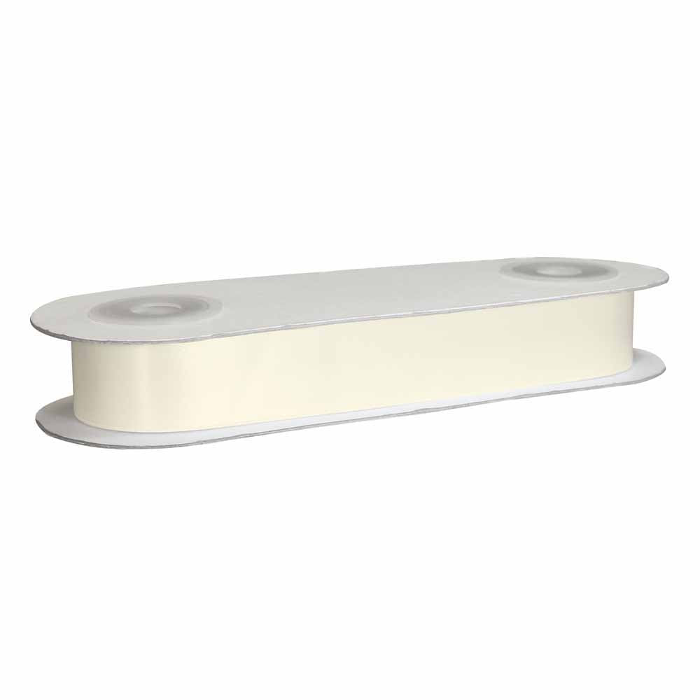 CREATIV DÉCOR Double Face Satin Ribbon 38mm x 25m - Ecru