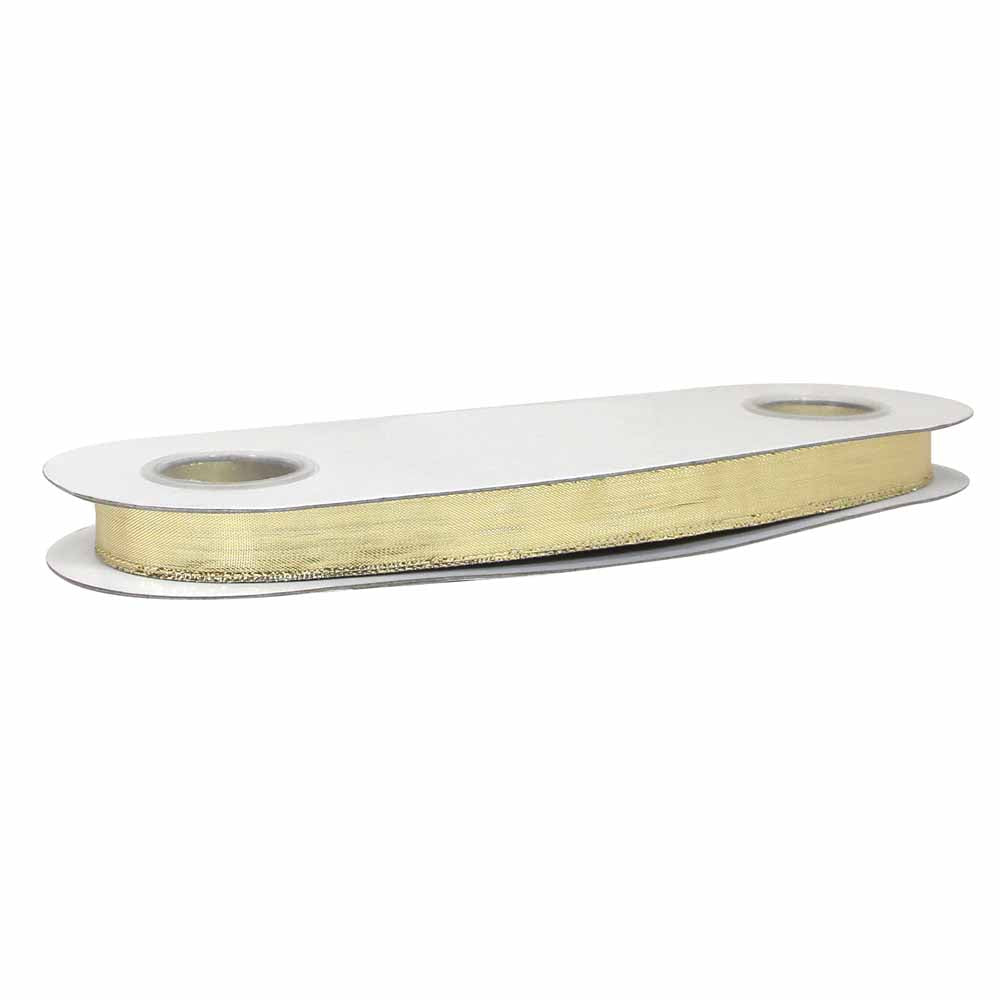 CREATIV DECOR Decorative Metallic Ribbon 18mm x 50m - Gold