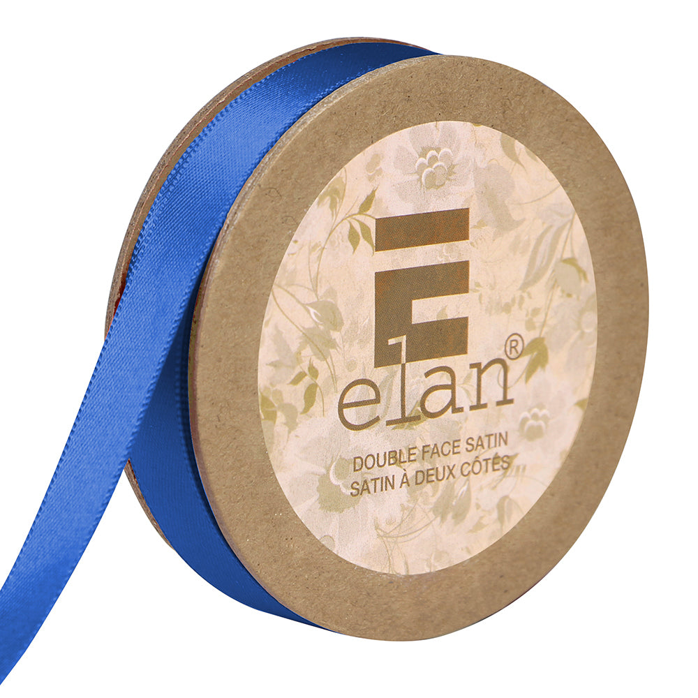 ELAN Double Face Satin Ribbon – 9 mm × 5 m – Royal Blue