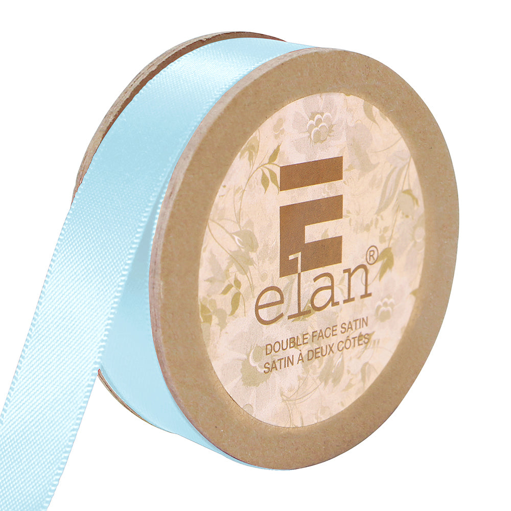 ELAN Double Face Satin Ribbon – 12 mm × 5 m – Sky Blue