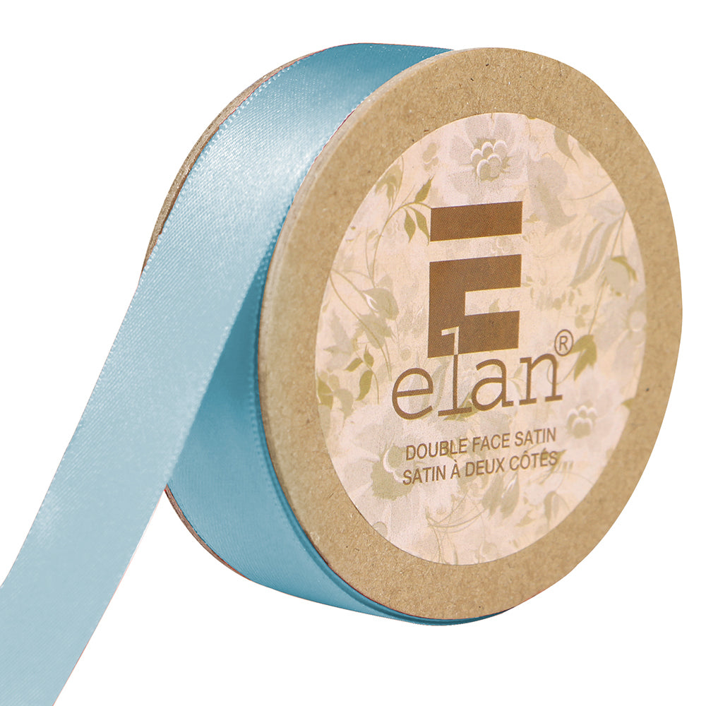 ELAN Double Face Satin Ribbon – 18 mm × 5 m – Aqua