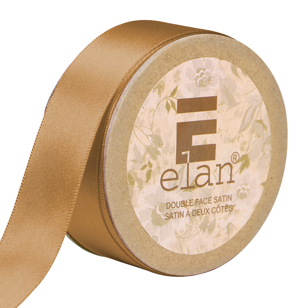 ELAN Double Face Satin Ribbon – 25 mm × 5 m – Copper