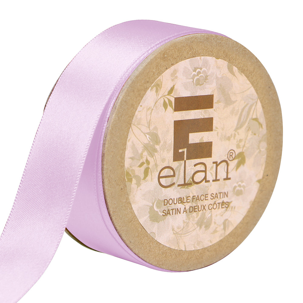 ELAN Double Face Satin Ribbon – 25 mm × 5 m – Lilac