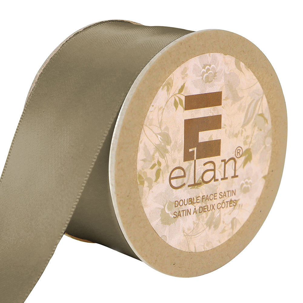 ELAN Double Face Satin Ribbon – 36 mm × 5 m – Beige