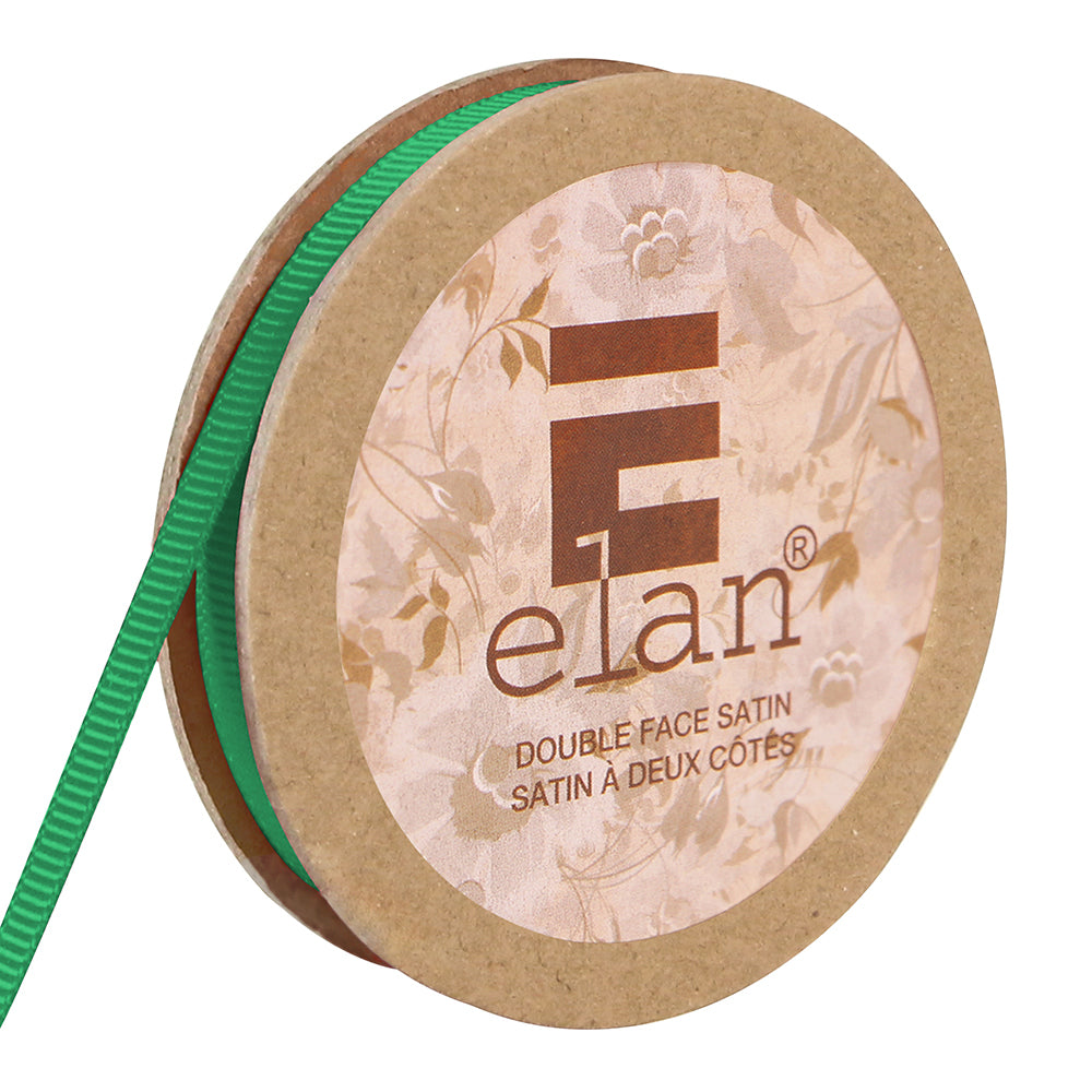 ELAN Grosgrain Ribbon – 6 mm × 5 m – Green