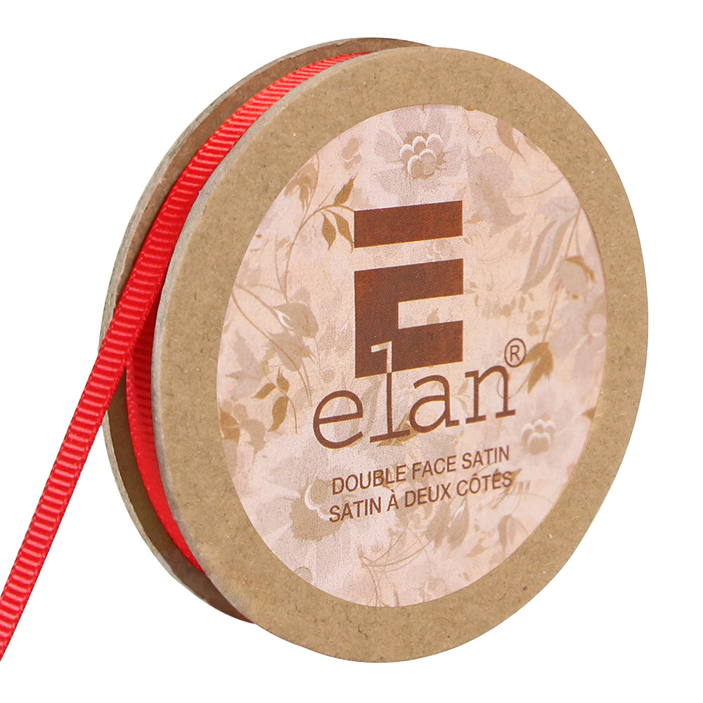 ELAN Grosgrain Ribbon – 6 mm × 5 m – Red