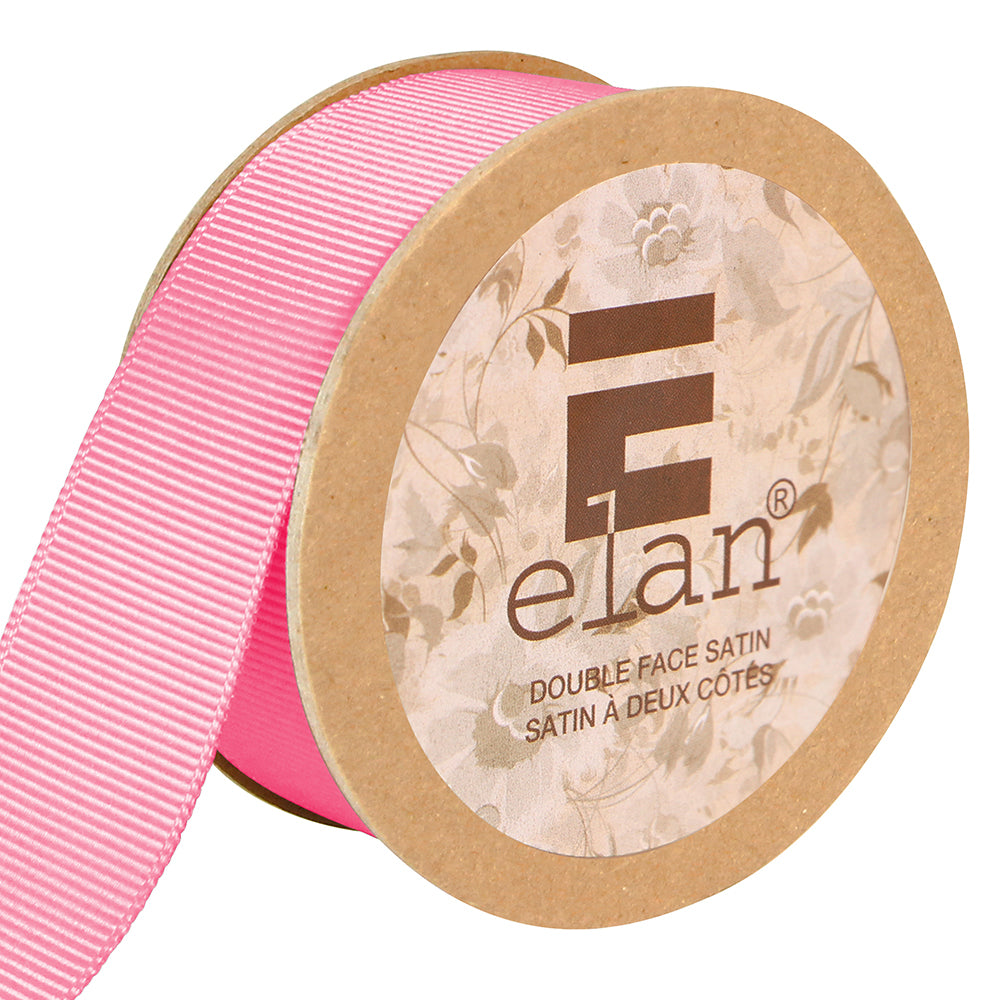 ELAN Grosgrain Ribbon 24mm x 5m - Bright Pink