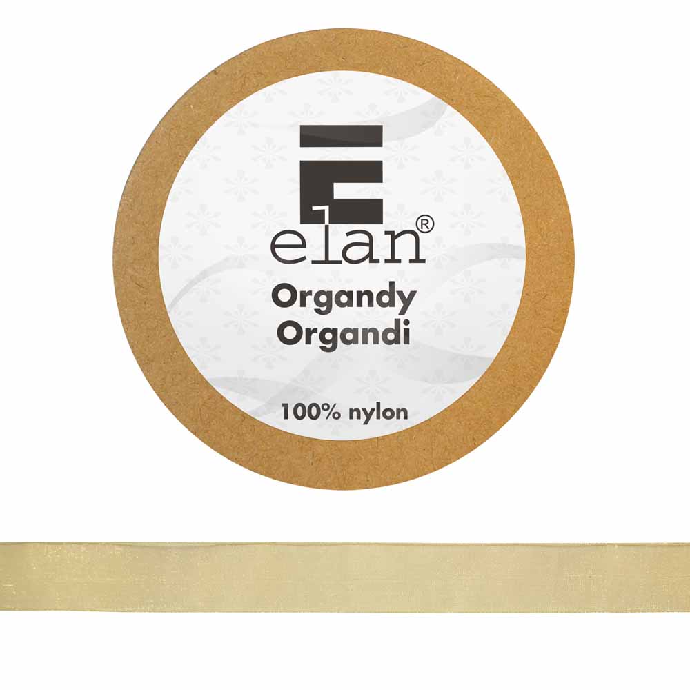 ELAN Organdy Ribbon 18mm x 5m - Gold