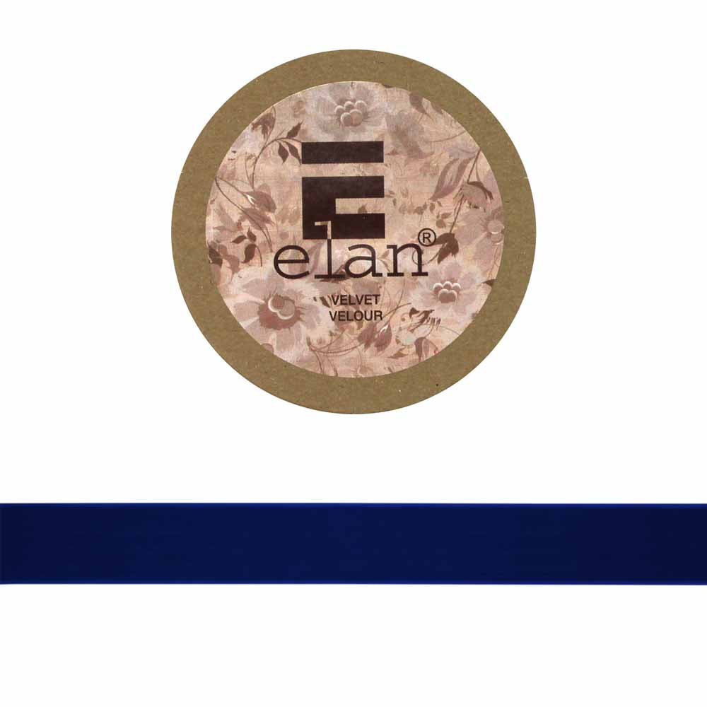 ELAN Velvet Ribbon 25mm x 2m - Navy