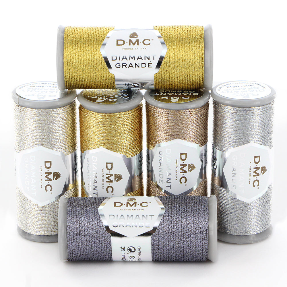 DMC Diamant Grandé Metallic Thread Non-Divisible 20 m Colour 3821