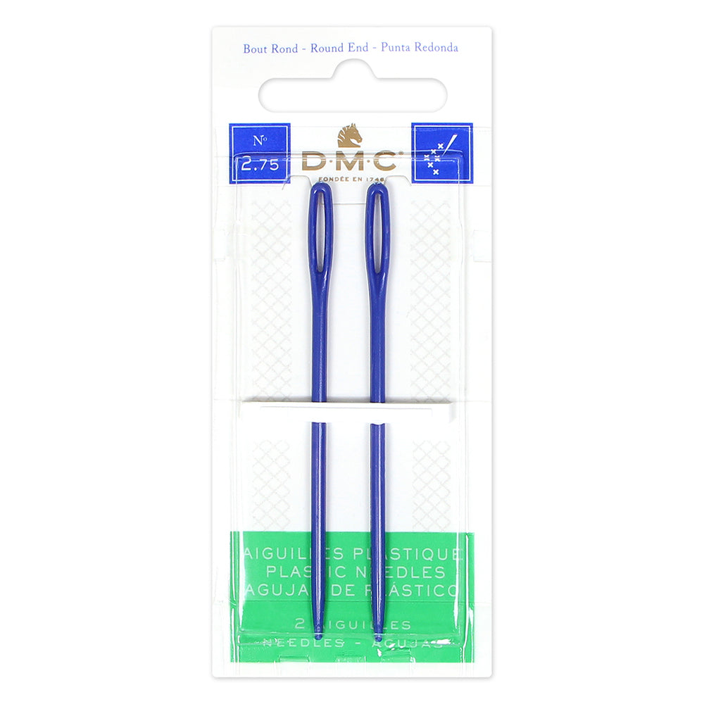 DMC Plastic Craft Needles, Size 2¾, 2 Pack, 67 mm