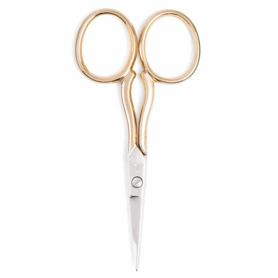 DMC Italian Embroidery Scissors Gold Handles 3.75 In 1 Pc