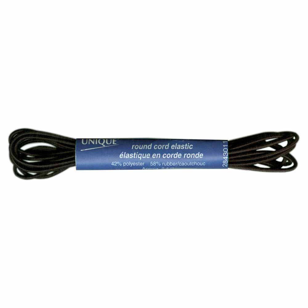 UNIQUE Round Cord Elastic – 1.5mm x 2.4m – Black