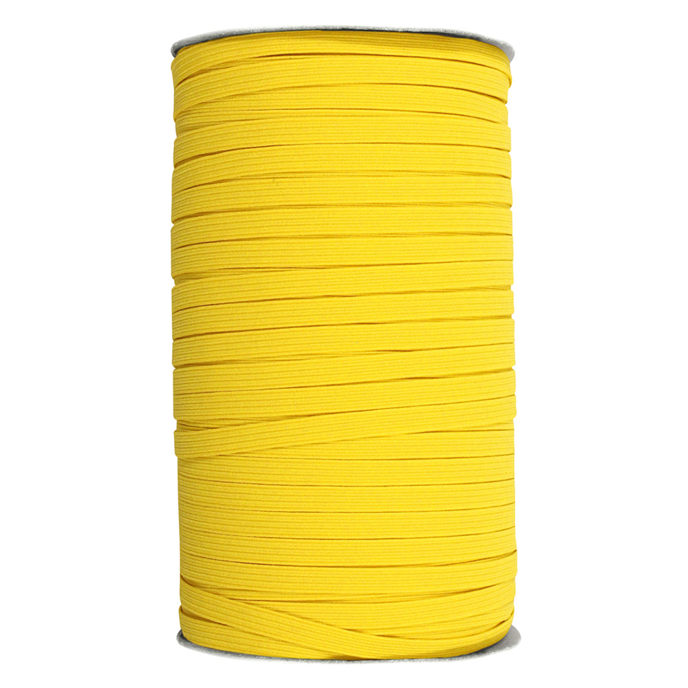 UNIQUE Braided Elastic Roll 6mm x 130m Canary