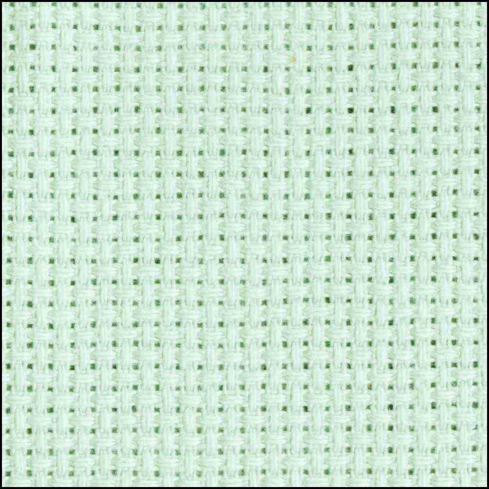 DMC CHARLES CRAFT Gold Standard Aida Cloth 14-count 38.1 × 45.7 cm Light Seafoam