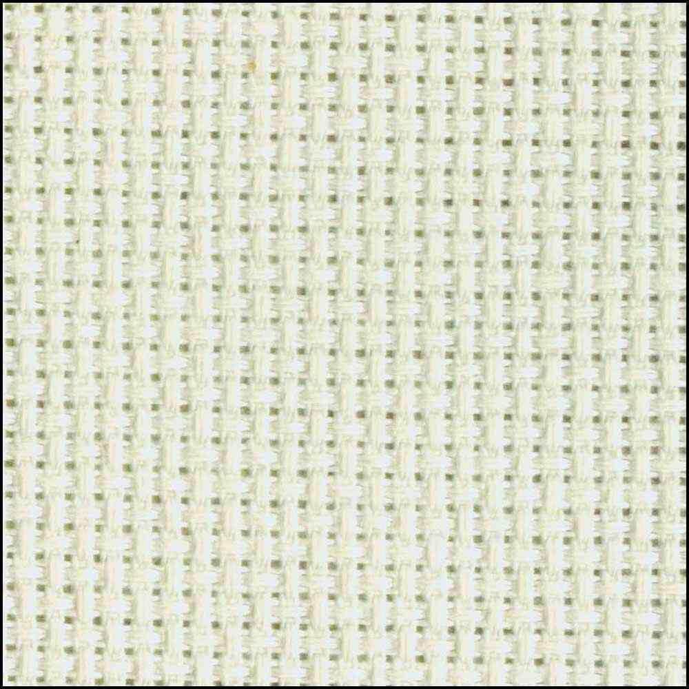 DMC CHARLES CRAFT Gold Standard Aida Cloth 14 Ct 50.8 x 61 cm Antique White