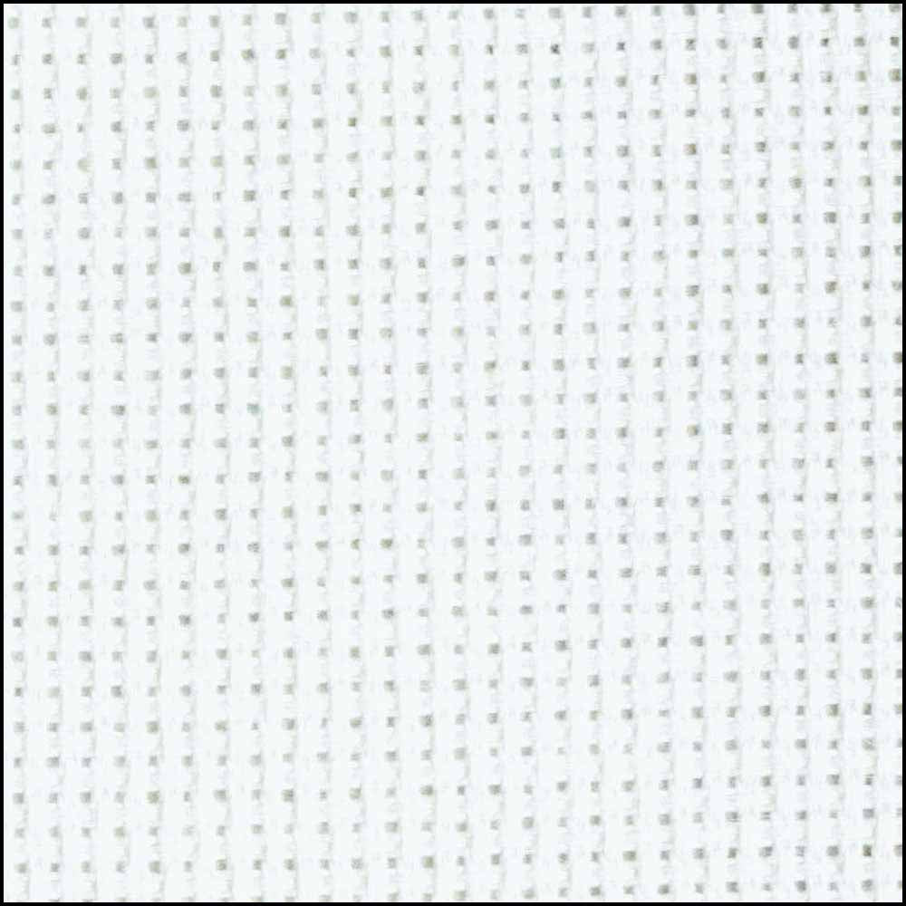 DMC CHARLES CRAFT Gold Standard Aida Cloth 16 Ct 38 x 45.7 cm White