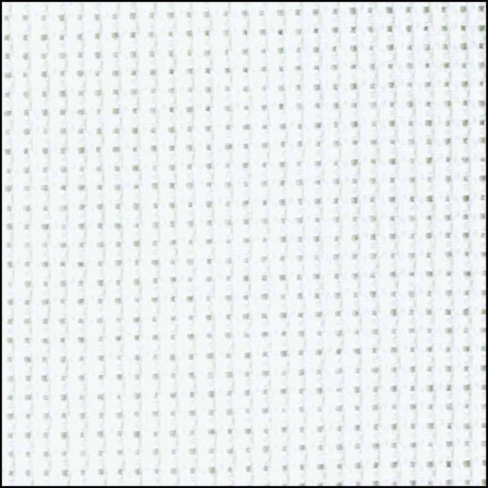 DMC CHARLES CRAFT Gold Standard Aida Cloth 16 Ct 50.8 x 61 cm White