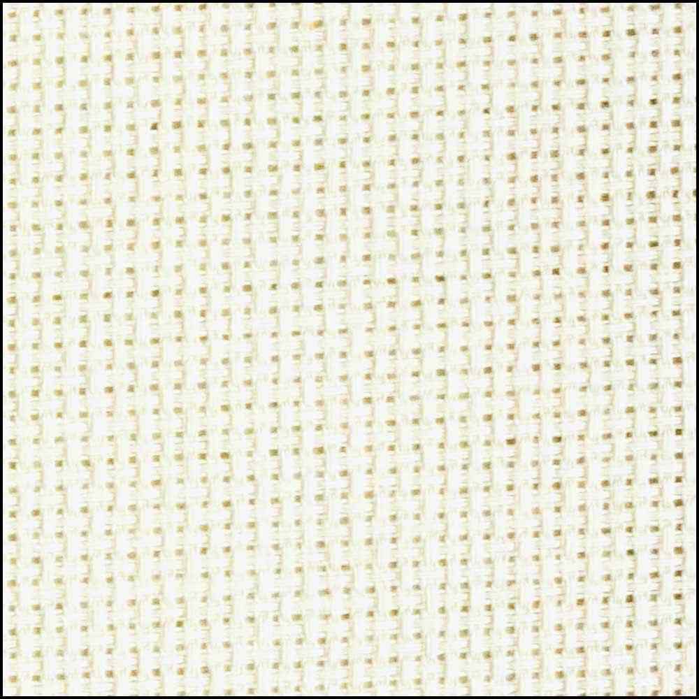DMC CHARLES CRAFT Gold Standard Aida Cloth 18 Ct 38 x 45.7 cm Antique White