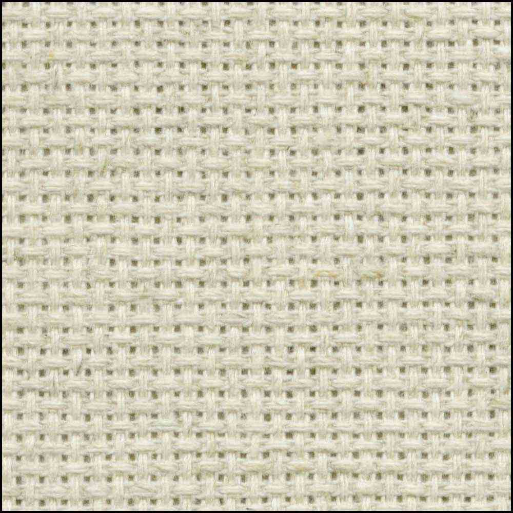 DMC CHARLES CRAFT Carolina Linen Aida Cloth 14 Ct 38 x 45.7 cm Sand