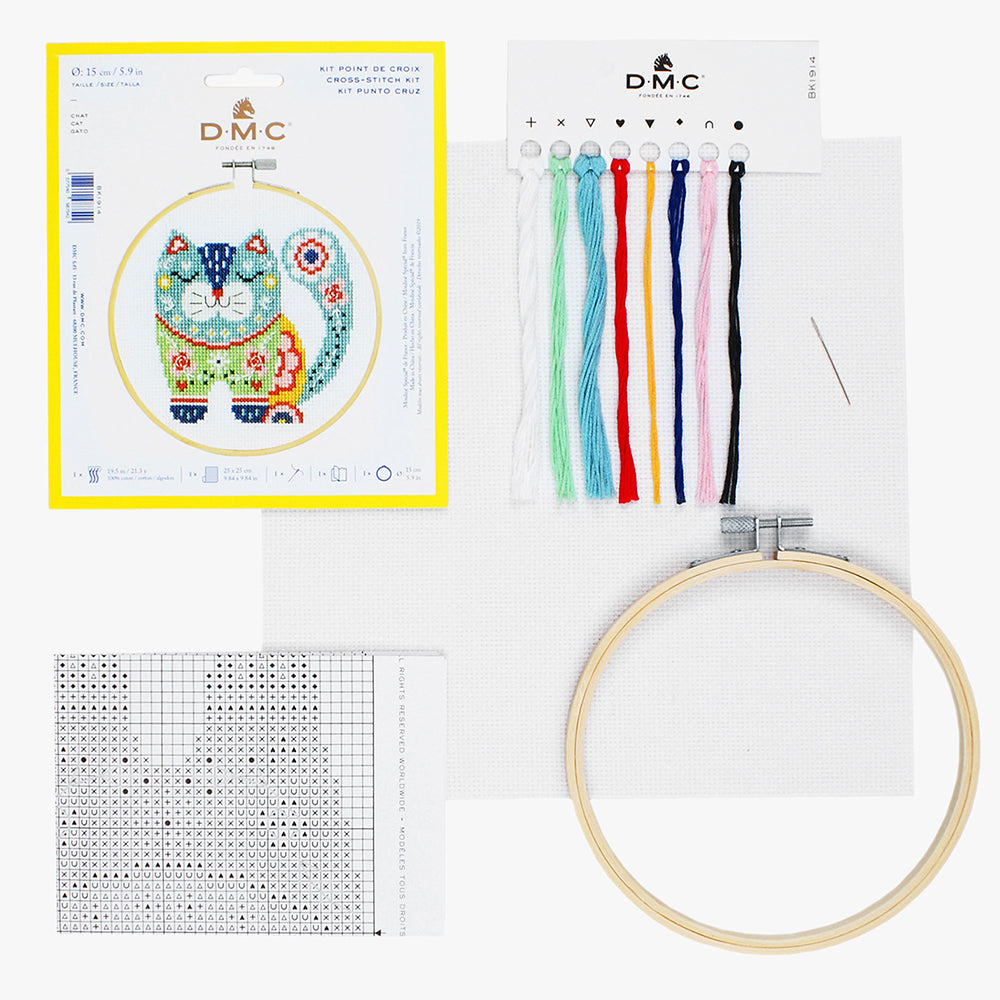 DMC Stitch Kit XS Cat
