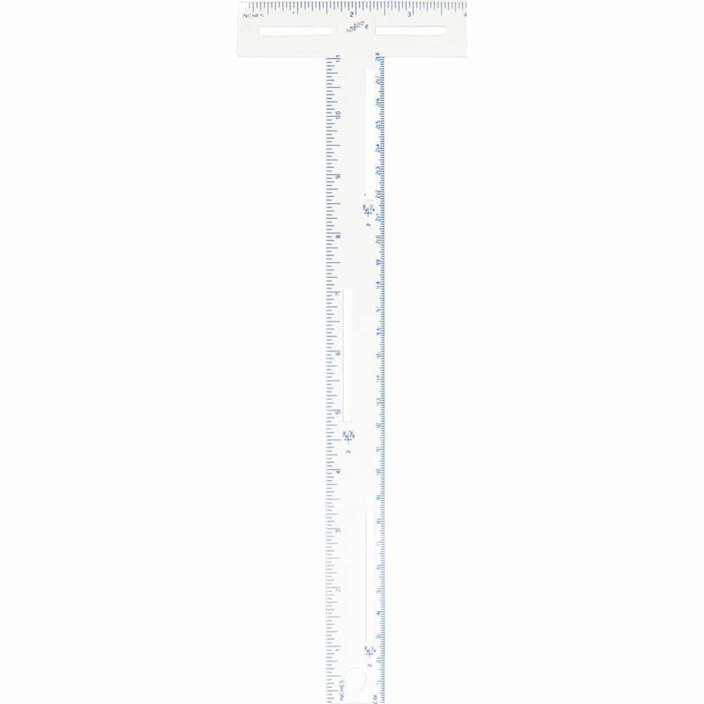 UNIQUE T-Square Transparent Flexible 11In