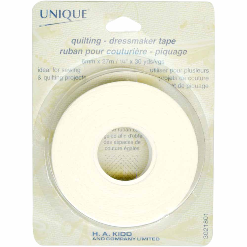 UNIQUE Quilters’ Tape – 6mm × 27m (1/4" × 30 yd)
