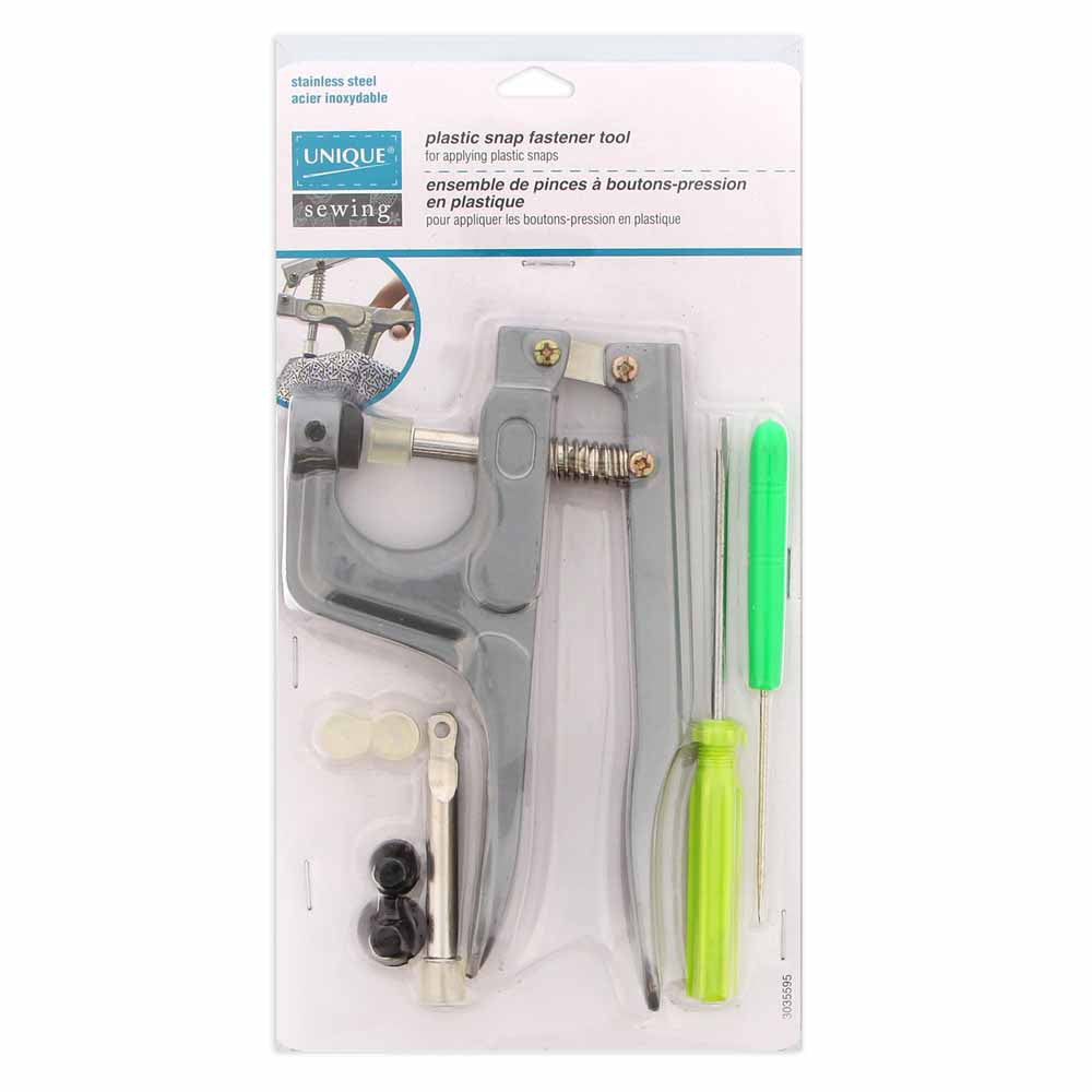 UNIQUE SEWING Plastic Snap Fastener Tool (Pliers Kit)