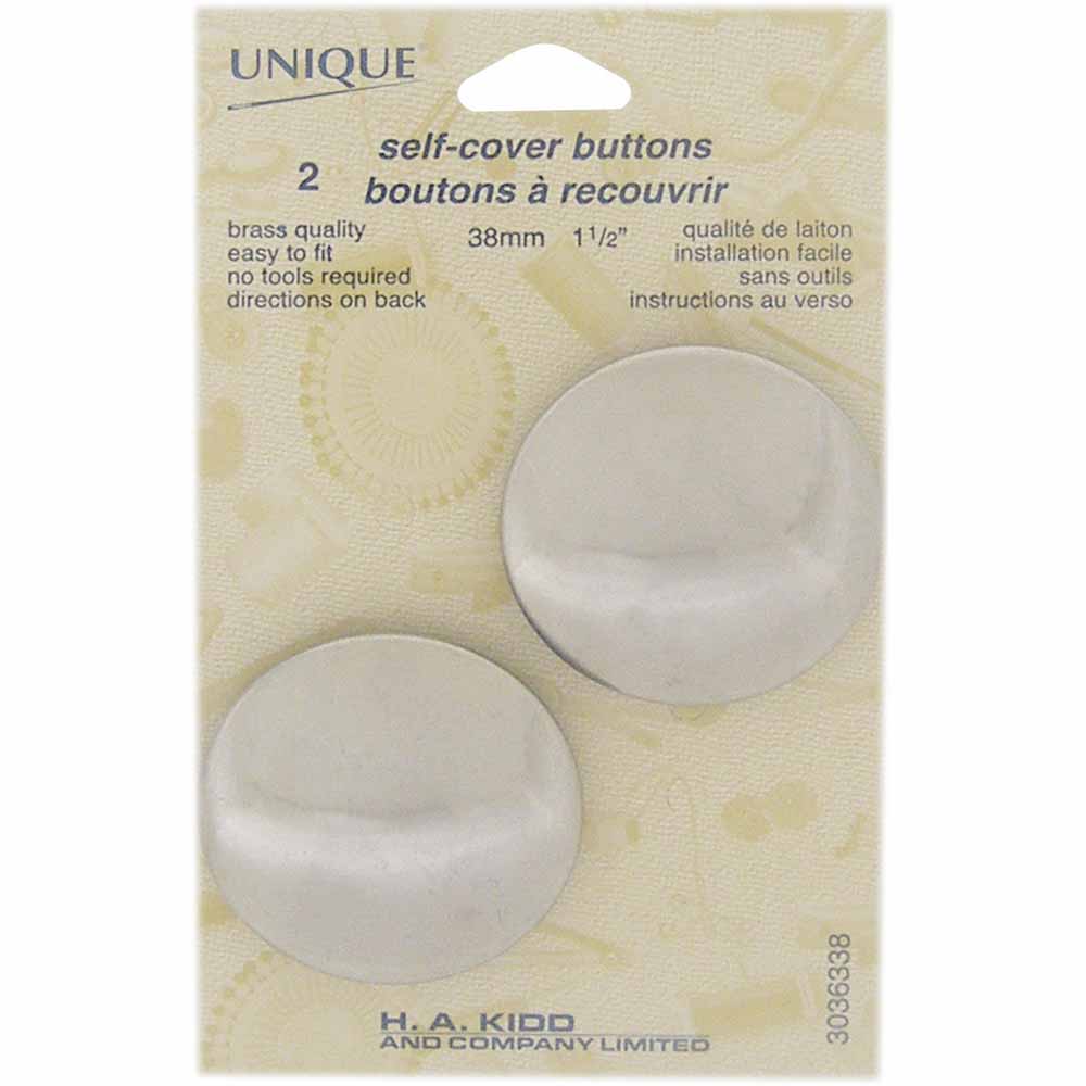 UNIQUE SEWING Buttons to Cover – 38 mm (1 1/2") – 2 sets