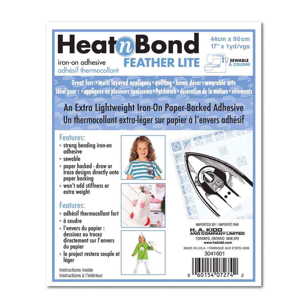 HEATNBOND FeatherLite Iron-On Adhesive 43 cm x 1 yd