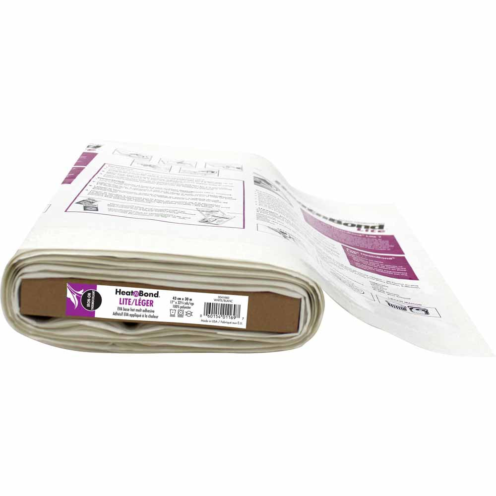 HEATNBOND Lite Sewable Iron-On Adhesive Bolt 17 in × 35 yd