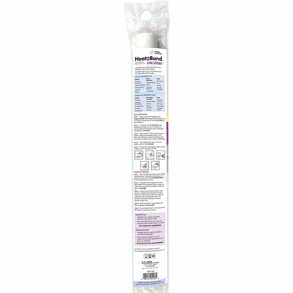 HEATNBOND Lite Iron-On Adhesive Value Pack 17" Roll