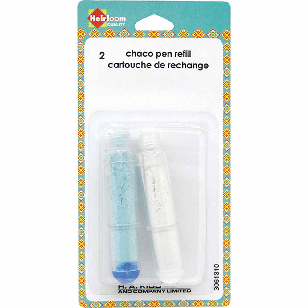 HEIRLOOM Chaco Pen Refills — Blue & White (2 Tubes)